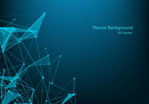 Geometric graphic background molecule and communication. Big data complex wit Stock Illustration