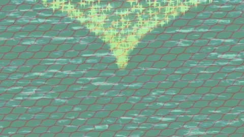 Geometric Graphic Element Creative Motion Stock Footage 328678977