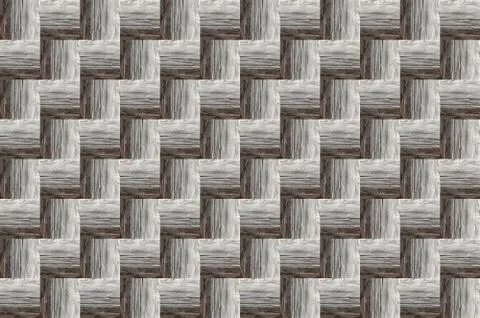 Geometric gray background. Pattern step effect labyrinth wooden texture infin Stock Illustration