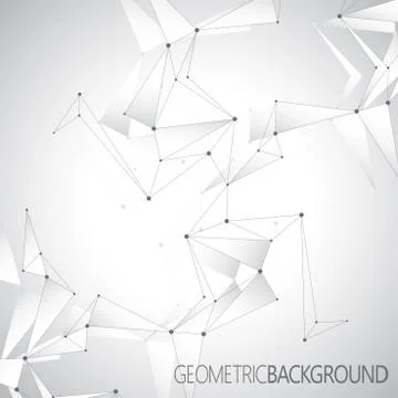 Geometric gray background for your design and your text Stockillustratie