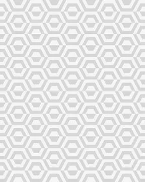 Geometric gray hexagon Stock Illustration