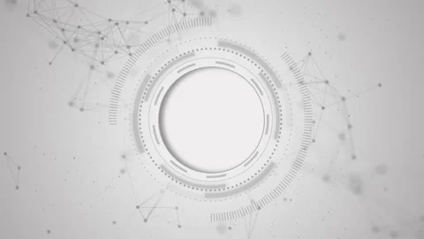 Geometric gray shapes on a white abstract technology background Stock Footage 246327467