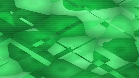 Geometric Green Abstract Shapes in Dynamic Moving Background Видео 330120515