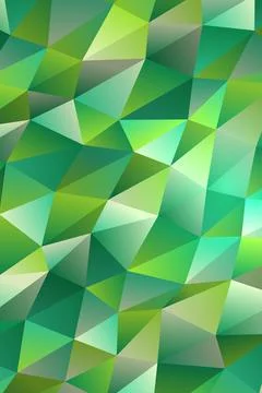 Geometric Green Pattern Background Stock Photos