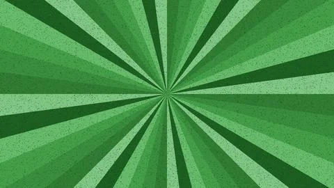 Geometric green radial gradient pattern with speckled texture Stock Illustration