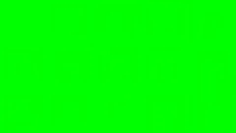 Geometric green transition patterns video overlay on green screen Vídeo Stock 344371442