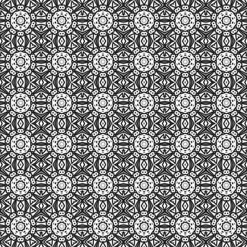 Geometric grey textile pattern, seamless design, background, fabric print Stock Illustration
