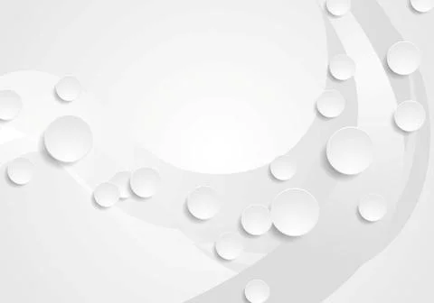 Geometric grey wavy tech abstract background Geometric grey wavy tech abst... Stock Photos