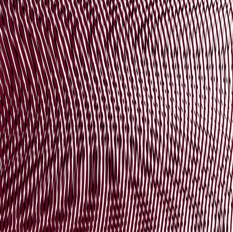 Geometric grid abstract background with linear moire 3d effect. Stock Illustration