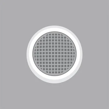 Geometric grid circle on gray background Иллюстрация