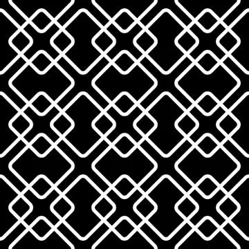Geometric grid, mesh pattern with intersecting lines Stock Illustration