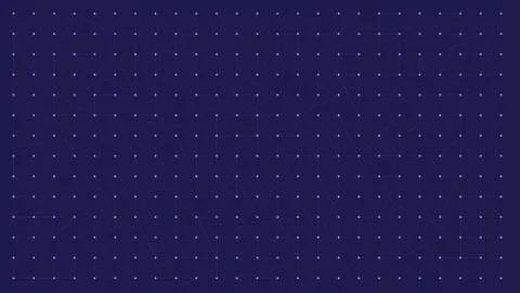 Geometric grid pattern with blue background and dotted lines Stock Illustration