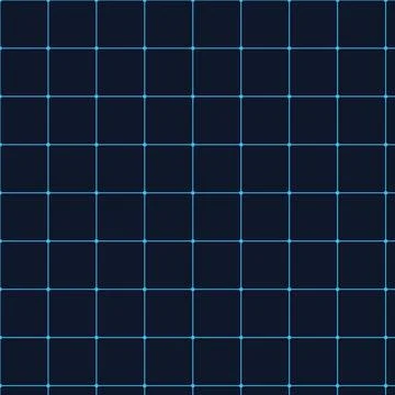 Geometric grid pattern on dark navy background Stock Illustration