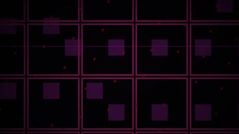 Geometric Grid Pattern With Squares. Stock Footage 340015766