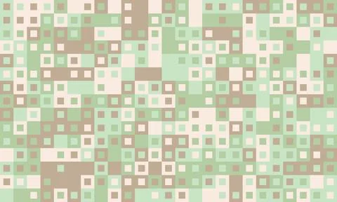 Geometric grid pattern with textured cubes and bright colours. Great for tr.. Stock Illustration
