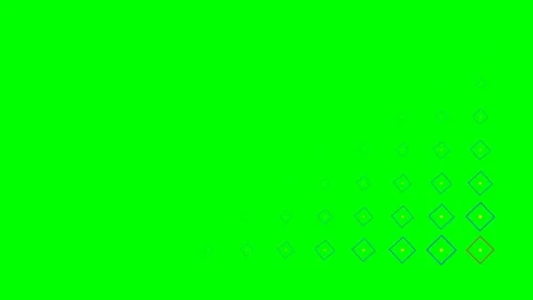 A geometric grid of shrinking squares arranged in a minimalist gradient patte Stock Footage 340902617