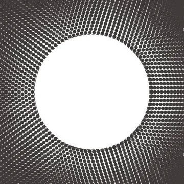 Geometric halftone background Stock Illustration