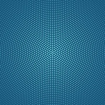 Geometric  halftone circular dot pattern background design Stock Illustration