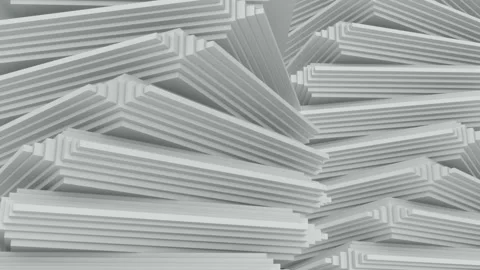 Geometric heap background. Seamless loop Stock Footage 231013836