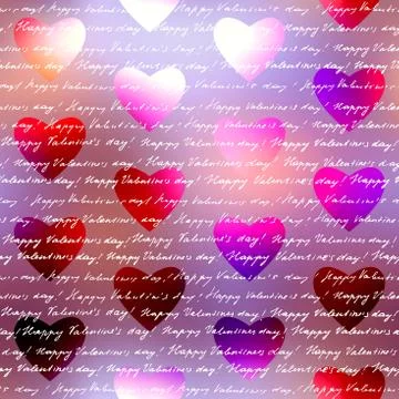 Geometric hearts pattern. Stock Illustration