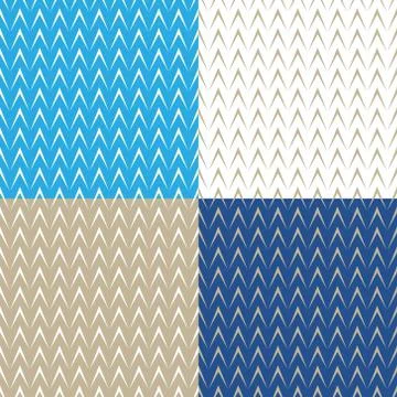 Geometric Herringbone on Colored Background Stock-Illustration