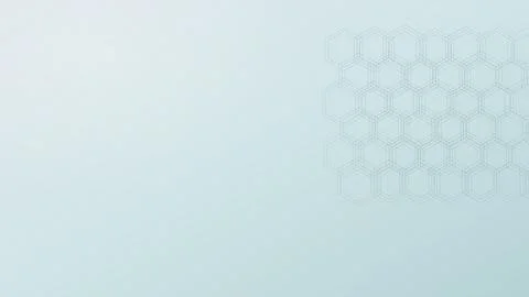 Geometric hexagon pattern abstract design on light blue background Stockillustratie