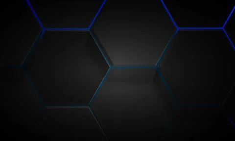 Geometric hexagon pattern on background. Illustrazione stock