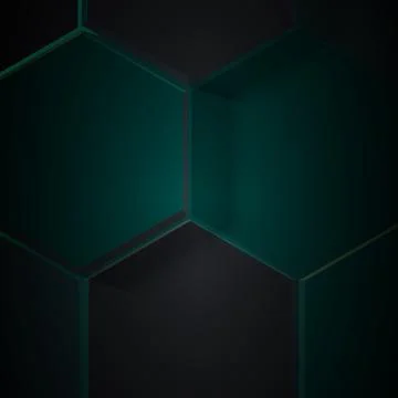 Geometric hexagon pattern on background. Illustrazione stock