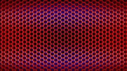 Geometric hexagon pattern 库存插图