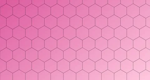 Geometric hexagon pattern with soft purple tones Stock Illustration