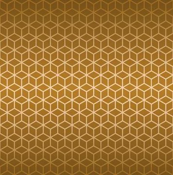 Geometric hexagon seamless pattern Stock Illustration