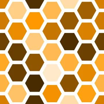 Geometric hexagon seamless pattern Stock Photos