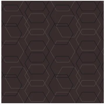 Geometric hexagon uneven seamless pattern Stock Illustration