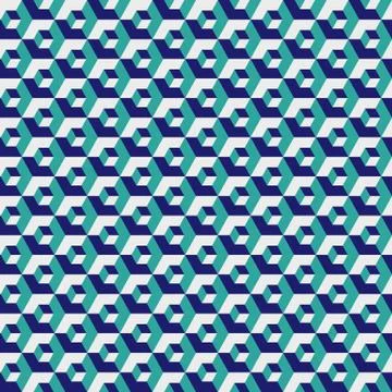 Geometric hexagonal pattern, green color grid texture. Seamless hexagon Illustrazione stock