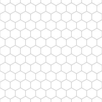Geometric hexagonal seamless pattern. Vector illustration grid with editable  스톡 일러스트