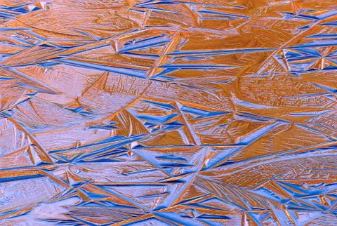Geometric ice forms abstract natural background image Stock Photos