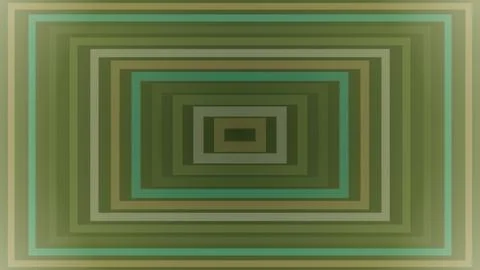 Geometric infinite tunnel with green gradient borders illustration 库存插图