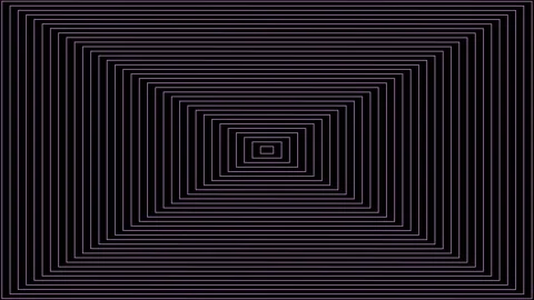 Geometric Infinite Tunnel Pattern with Dynamic Depth and Motion Stock Footage 338394410