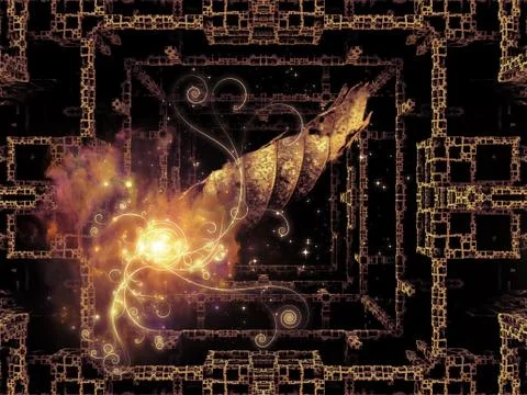 Geometric Inside Stock Illustration