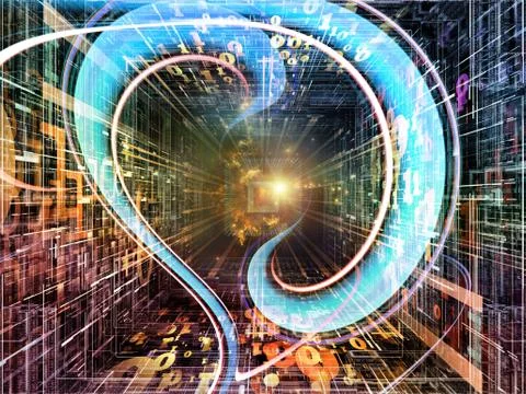 Geometric Inside Stock Illustration