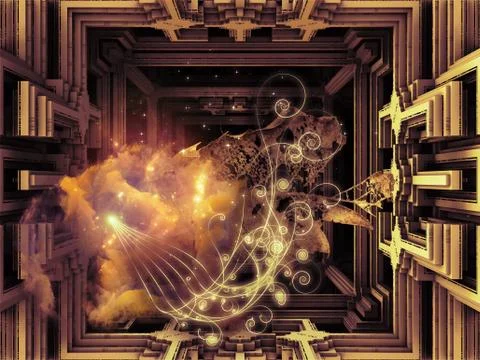 Geometric Inside Stock Illustration