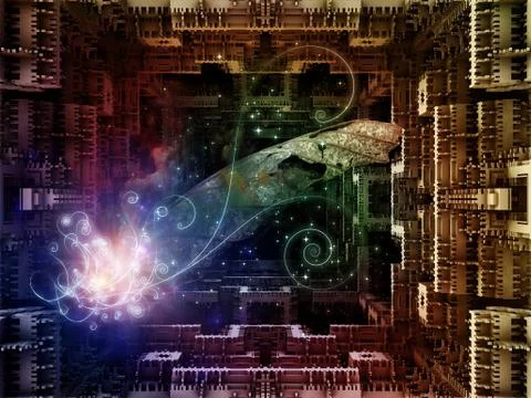 Geometric Inside Illustrazione stock