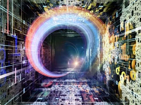 Geometric Inside Stock Illustration