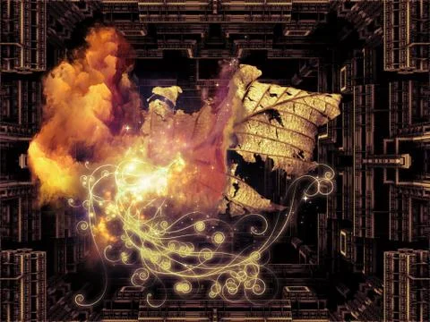 Geometric Inside Stock Illustration