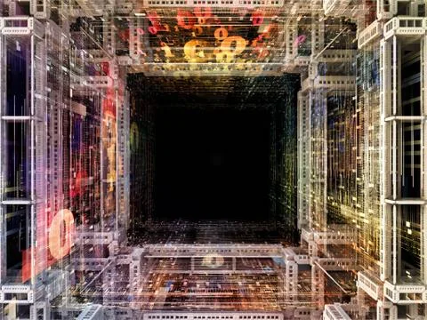 Geometric Inside Stock Illustration