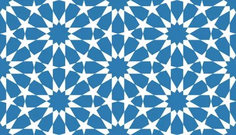Geometric Islamic Ornament Pattern Stock Illustration