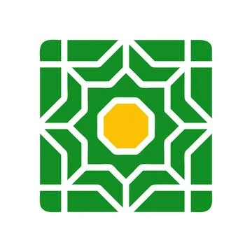 Geometric Islamic Pattern Tile Design.  Concept of art, culture, and traditio Stock Illustration