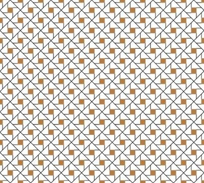 Geometric islamic seamless pattern Stock Illustration