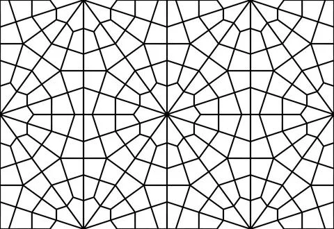 Geometric Islamic Seamless Pattern Stock Illustration