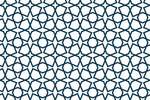 Geometric Islamic Seamless Pattern Illustrazione stock